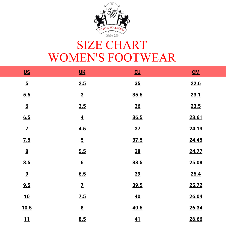 Louis Vuitton Size Chart Women's Shoes