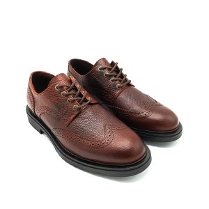 LOW-TOP LEATHER BROGUES I