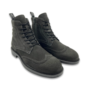 MARCO  TOZZI HIGH-TOP SUEDE LEATHER BROGUES