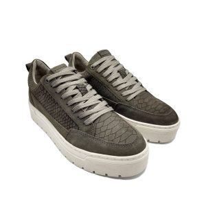 SUB55 TEXTURED LEATHER SNEAKERS I