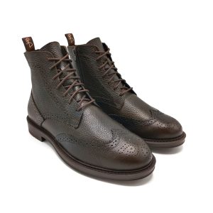 MARCO TOZZI HIGH-TOP LEATHER BROGUES I