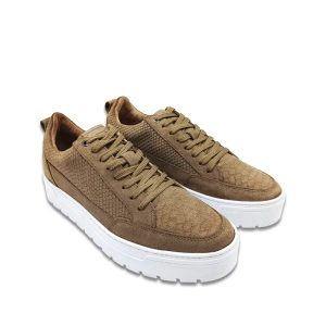SUB55 TEXTURED LEATHER SNEAKERS II