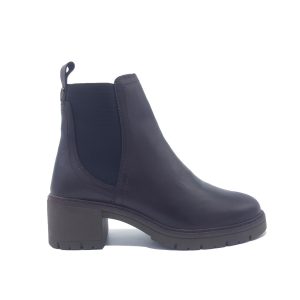 M.T WOMEN BLOCK HEEL CHELSEA BOOTS