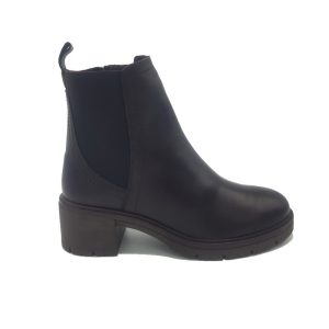 M.T WOMEN BLOCK HEEL CHELSEA BOOTS