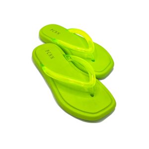 EVA FLIP FLOPS NEON GREEN